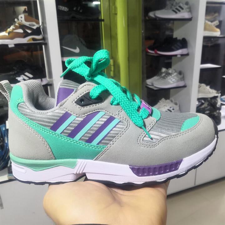 کفش آدیداس zx8000 بچگانه (دخترانه و پسرانه ) و میانه شرکتی  رنگبندی